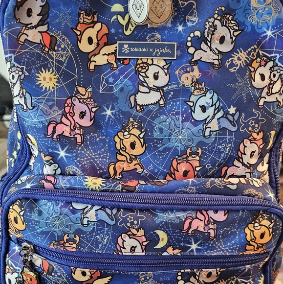 Tokidoki Jujube Stars Zodiac Print Backpack - Picture 1 of 13